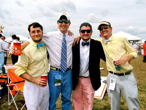 The brothers of Epsilon Eta and their dates attended the Carolina Cup in Camden, South Carolina 2012-02