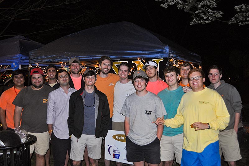 Sigma Nu UTK participated in Relay for Life 2015-02
