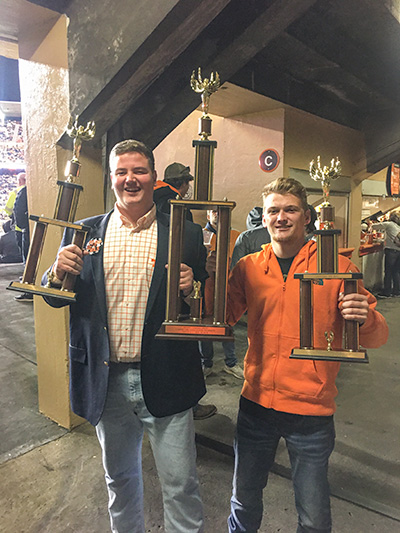 Sigma Nu and Sigma Kappa Sorority Finish Third in Homecoming 2019