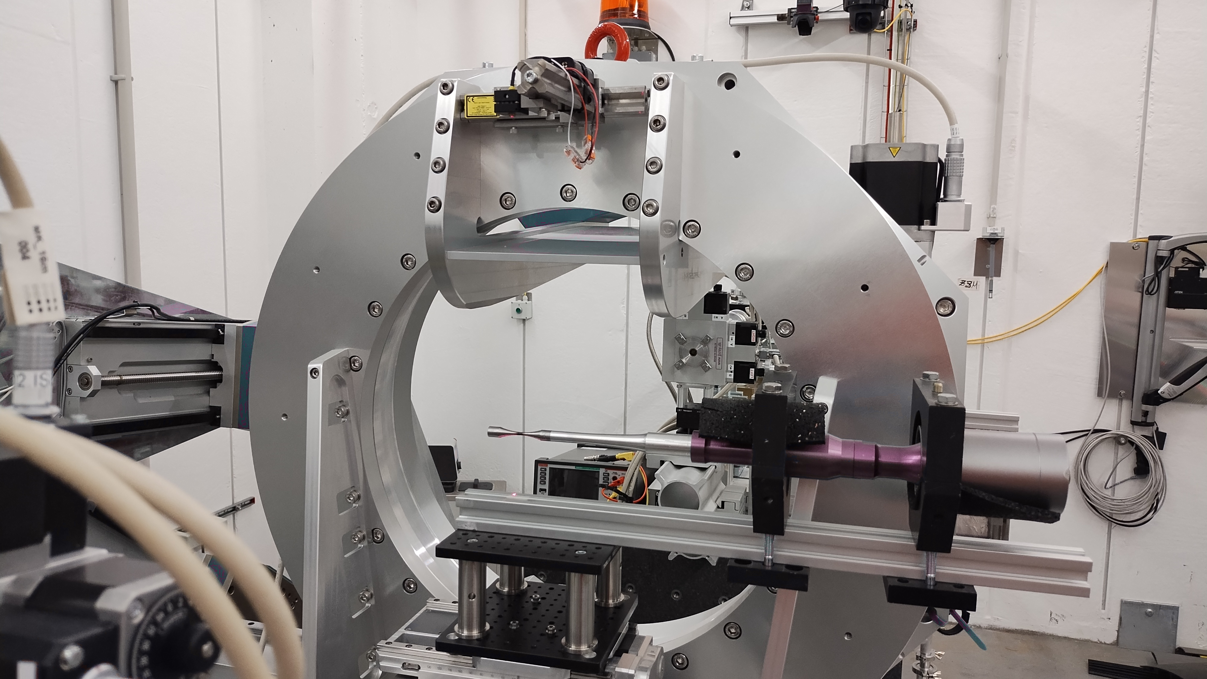 Experimental setup at DESY