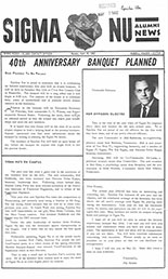 Alumni Newsletter Spring 1962-1