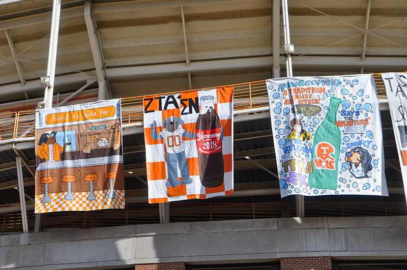 Sigma Nu UTK Competed in the Large Banner compition during Homecoming 2018 at Neyland Stadium